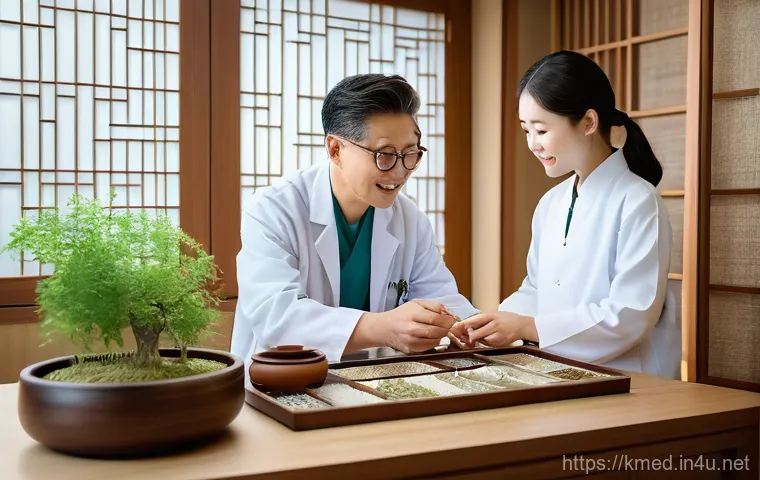 한의사 협회와의 관계 - **Prompt 1: Promoting Public Health through Korean Traditional Medicine**
    A vibrant, realistic i...