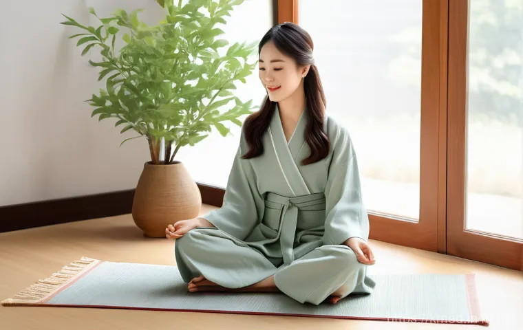 한의사와 한방 미용 치료 - **Image Prompt 2: Hanbang Cosmetic Acupuncture for Radiance**
    A close-up, respectful shot of a w...